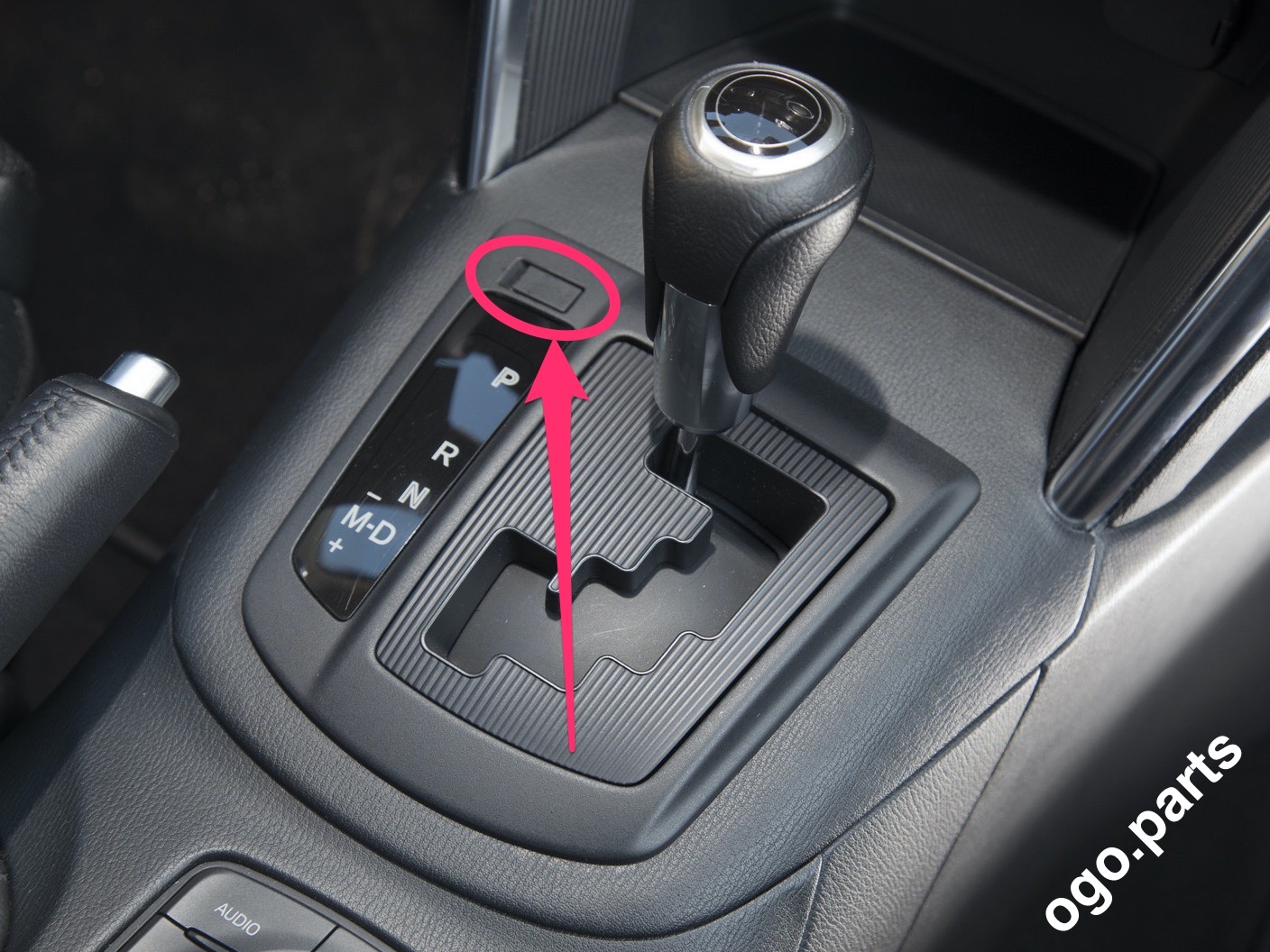 Shiftlock override cover for 20132014 Mazda CX5